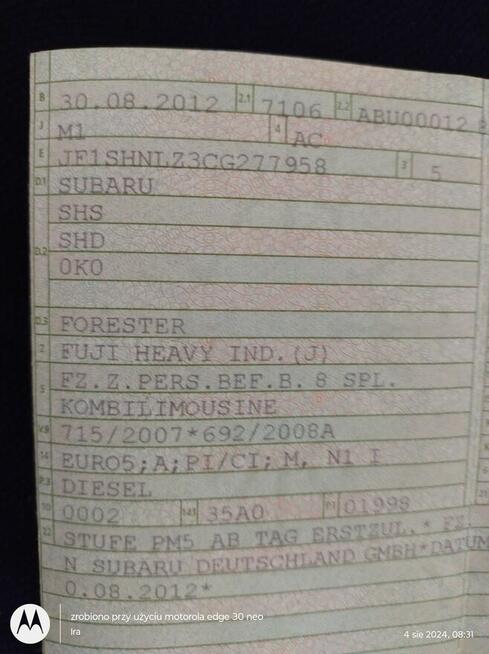 Sprzedam Subaru CHCESZ DOBRE AUTO DZWOŃ ! Dankowice - zdjęcie 4