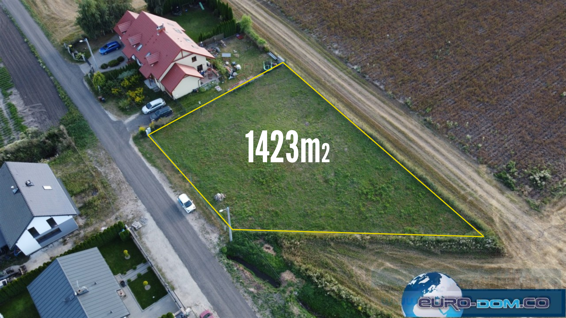 NA SPRZEDAŻ DZIAŁKA O POWIERZCHNI 1423M2 - CZERLEJNKO, GMINA KOSTRZYN Czerlejnko - zdjęcie 1