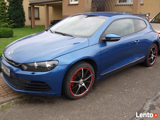 VW Scirocco 2.0 TDi - 200 koni niebieski Sport Kalisz - zdjęcie 2