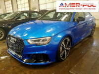 Audi RS3 2018, 2.5L, 4x4, uszkodzone podwozie