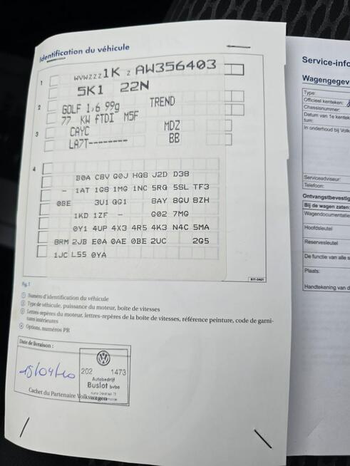 Volkswagen Golf 1.6 TDI / Navi / Książka Serwisowa ASO  !! Stan TOP !! Limanowa - zdjęcie 11