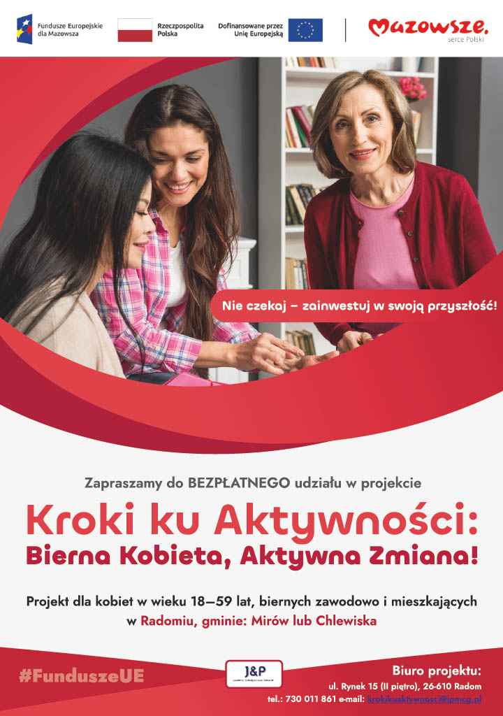 Bezpłatne szkolenia dla kobiet Radom - zdjęcie 1