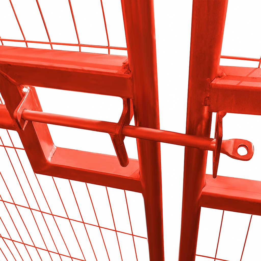 Brama dwuskrzydłowa ażurowa 7x2m malowana z ryglem i kółkami Bałuty - zdjęcie 2