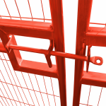 Brama dwuskrzydłowa ażurowa 7x2m malowana z ryglem i kółkami Bałuty - zdjęcie 2