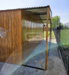 Garaż blaszany 6x6m + wiata 6x1m wolnostojący 2x brama drzwi GB182 Police - zdjęcie 6