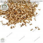 Przelotki do drutu miedziowane 500 sztuk Tulejki do ramek Przelotka Jaśliska - zdjęcie 4