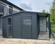 Schowek - Domek Ogrodowy 4x2,5m + Wiata 1x2,5m  Okno Drzwi rynny GP568 Jastrzębie-Zdrój - zdjęcie 2