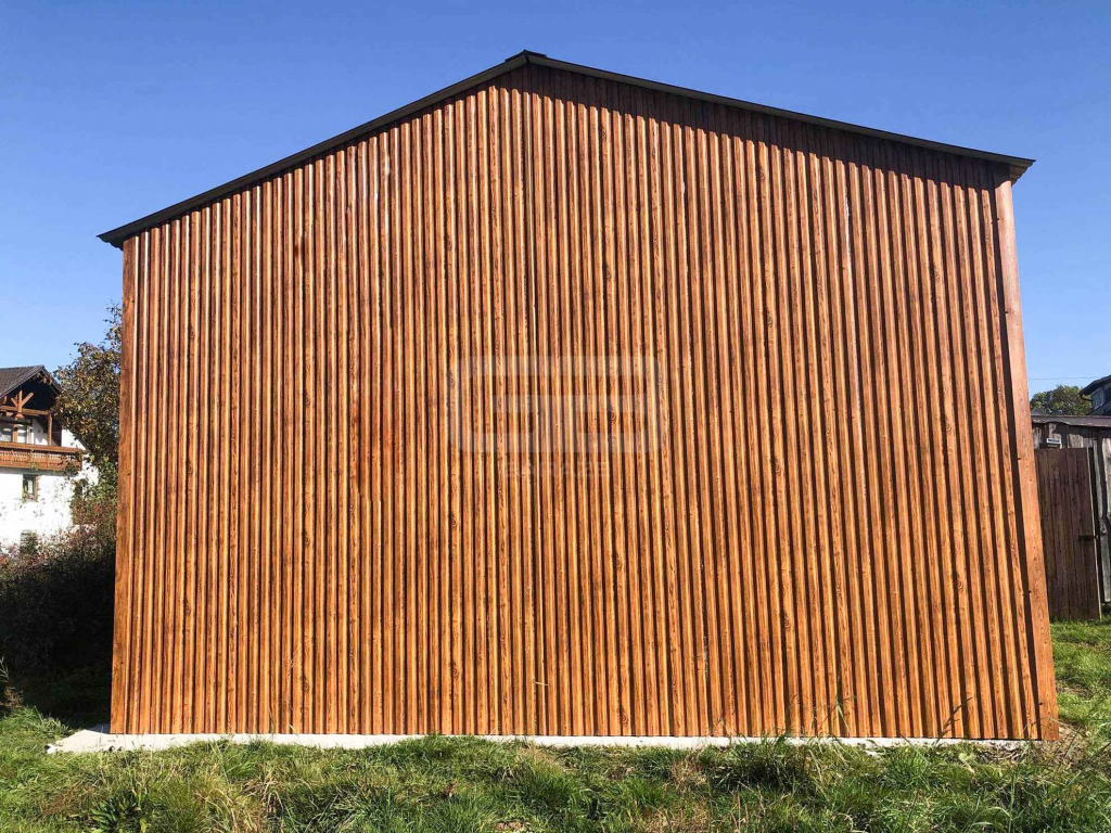 Garaż blaszany 6x9 Brama + 3x okno drewnopodobny  Dach GB184 Kraśnik - zdjęcie 5