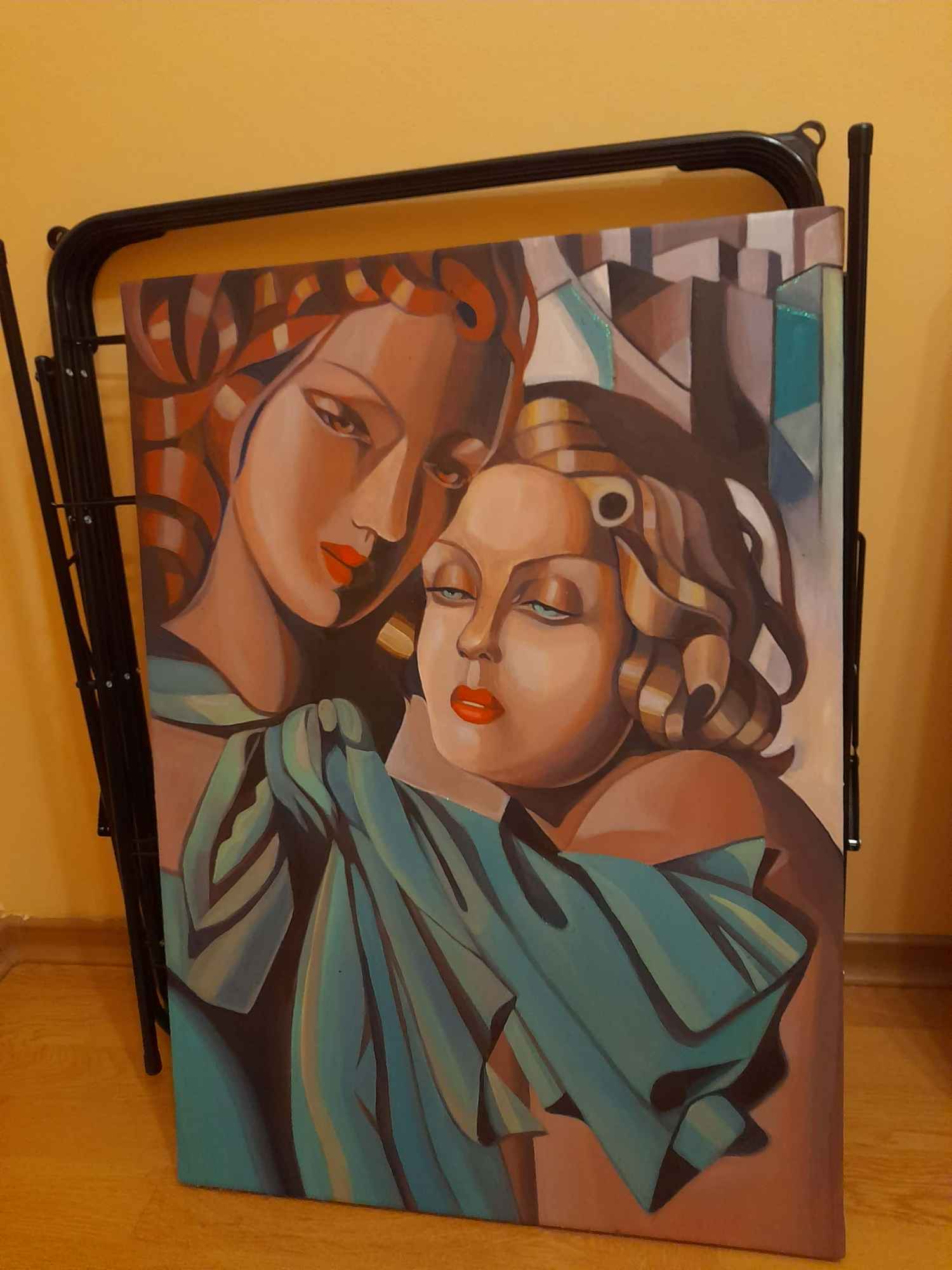 Sprzedam obraz - Dziewczyny - Tamara Łempicka Nowa Huta - zdjęcie 1