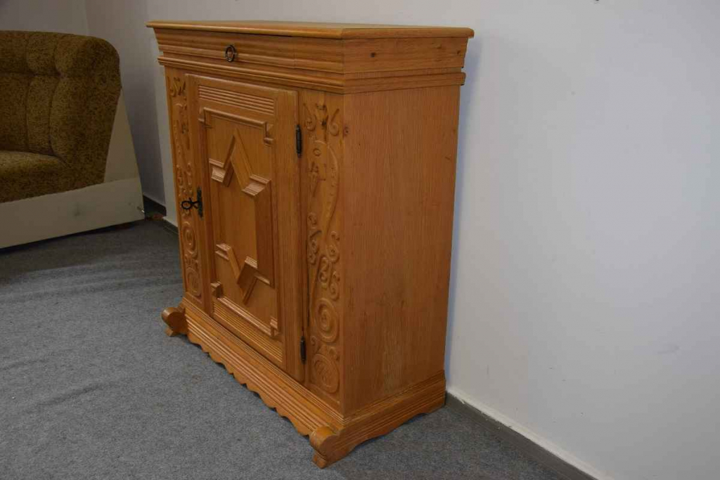 komoda w całości z drewna dębowego - super stan Olsztyn - zdjęcie 2