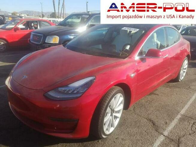 Tesla Model 3 2020, Long Range, 4x4, porysowany lakier Warszawa - zdjęcie 1
