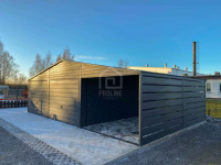 Garaż blaszany 6x6m wiata 3m 2x Brama drzwi Dach dwuspadowy PLG182 Kołobrzeg - zdjęcie 3