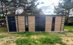 Schowek domek ogrodowy 6x2,5m wiata 0,5m wiata 1,2m 2x okno TS1135 Szczecinek - zdjęcie 2