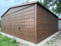 Garaż blaszany 6x5m - 2x brama uchylna - okno SO130 Chodzież - zdjęcie 3