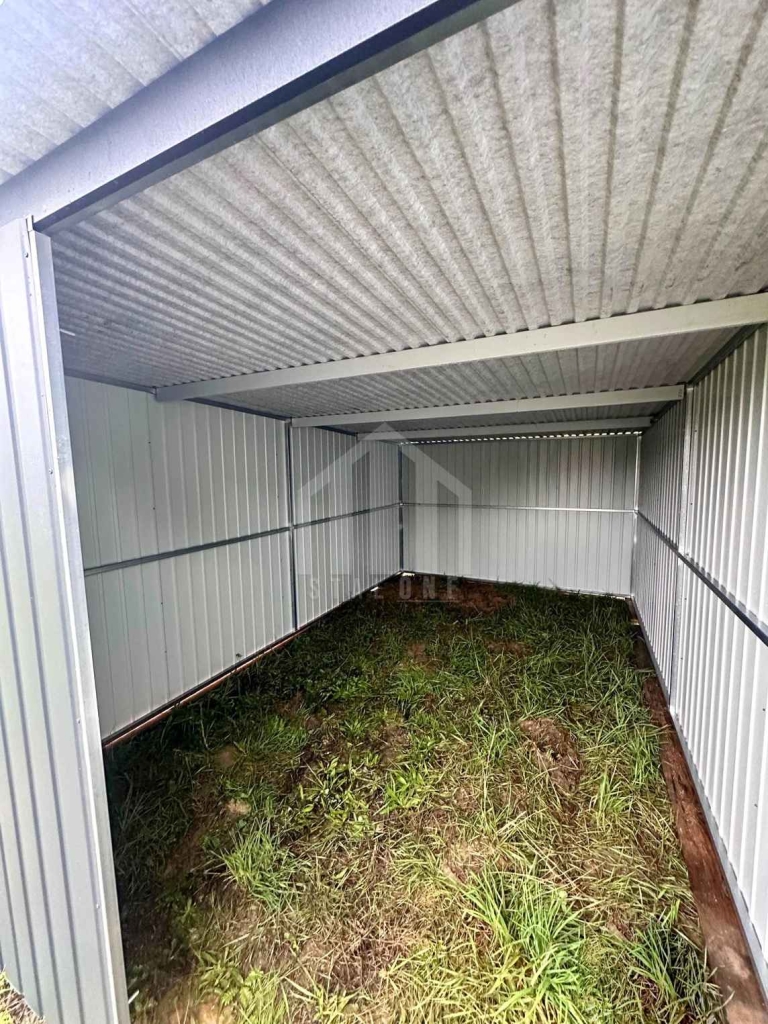 Garaż blaszany 3x5m - brama dwuskrzydłowa - antracyt - dach  SO168 Oświęcim - zdjęcie 3