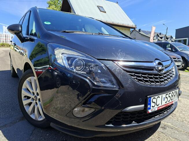 Opel Zafira Klimatronic 2-stref, Nawigacja, PDC 2x, Hak, 2 kpl. kół Cieszyn - zdjęcie 4