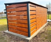 Domek ogrodowy 4x2,5 m + wiata 1x2,5 m drzwi okno  dach  ID1282 Mysłowice - zdjęcie 5