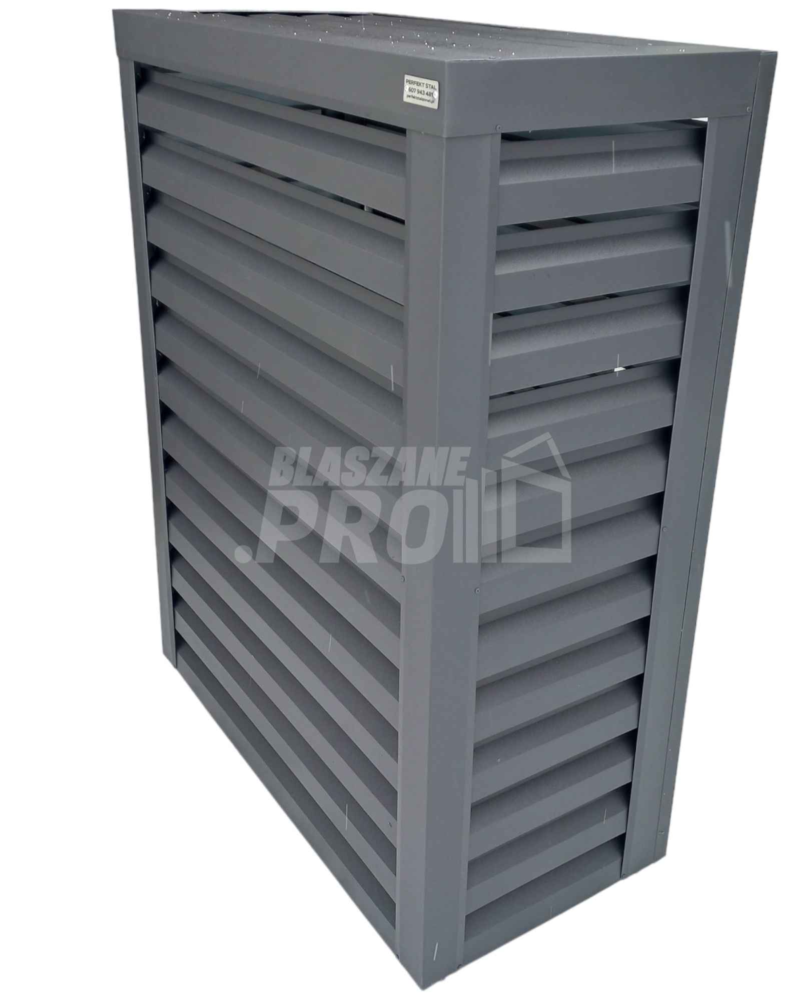 Osłona pompy ciepła 90x40x140 cm antracyt GP321 Tczew - zdjęcie 1