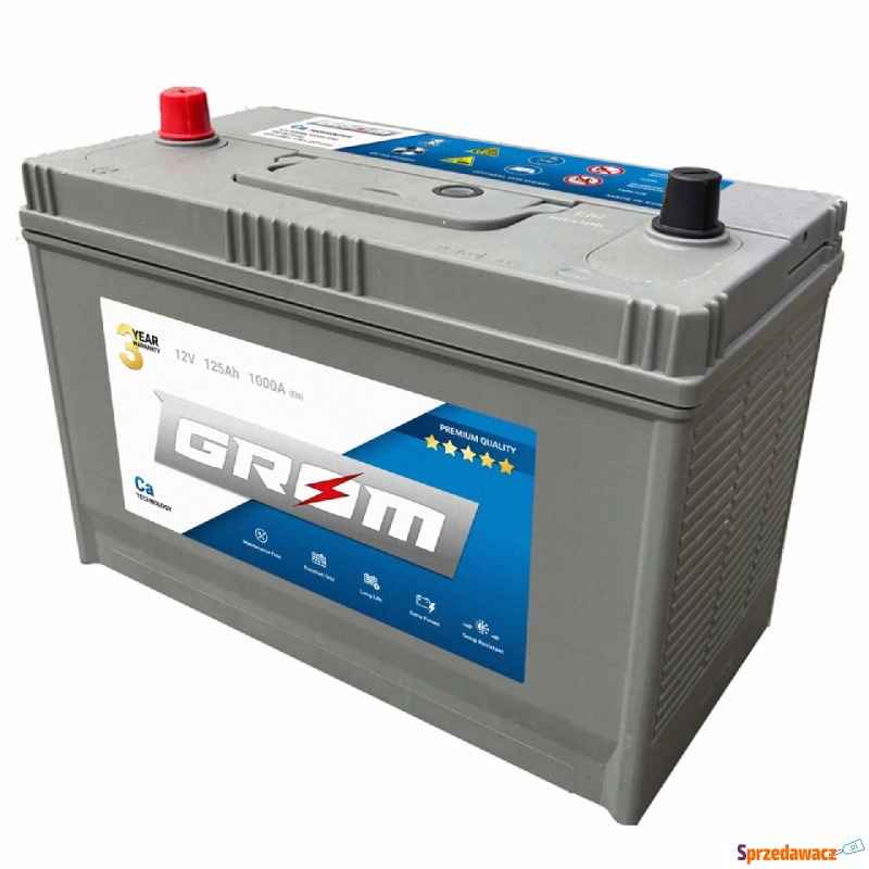 Akumulator Grom Premium 12V 125Ah 1000A CAT Łomża - zdjęcie 1