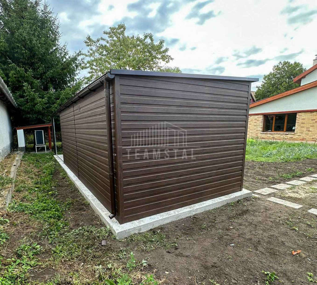 Schowek - domek ogrodowy 6x3m wiata 3m drzwi otwór na okno dach TS1136 Iława - zdjęcie 2