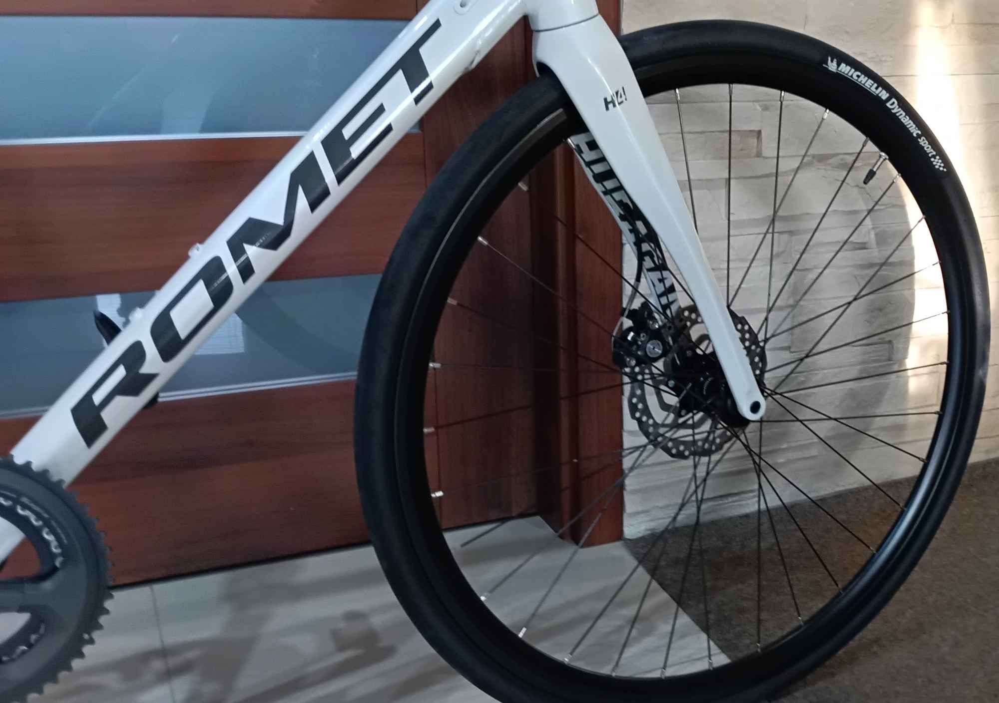 Rower szosowy Romet Huragan 4 Rozmiar 56 L + trenażer GRATIS Grajewo - zdjęcie 4