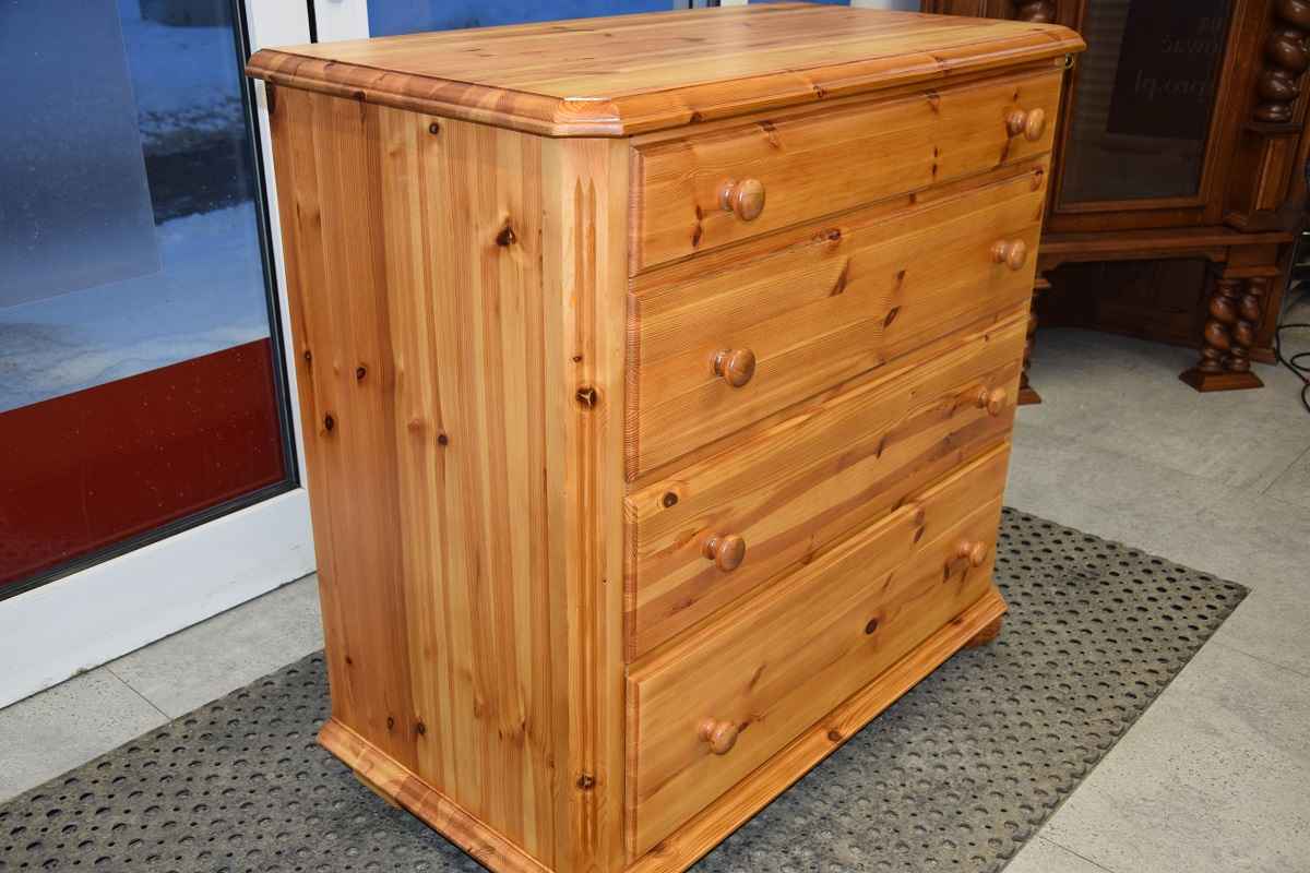 komoda z szufladami z drewna sosnowego - jak nowa Olsztyn - zdjęcie 2