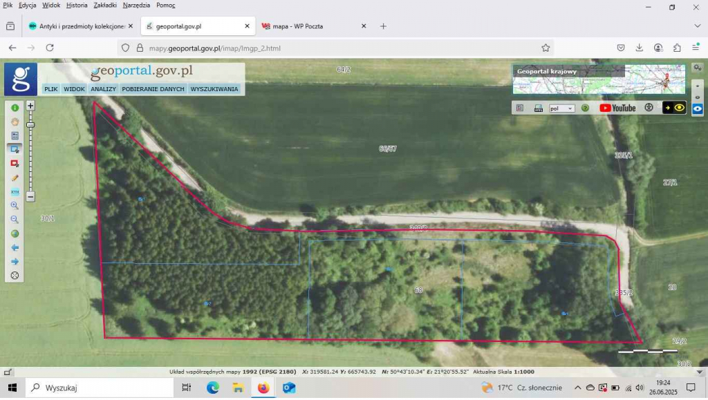 Działka budowlana  BODUSZÓW świętokrzyskie pow.Opatów Ostrowiec Świętokrzyski - zdjęcie 1