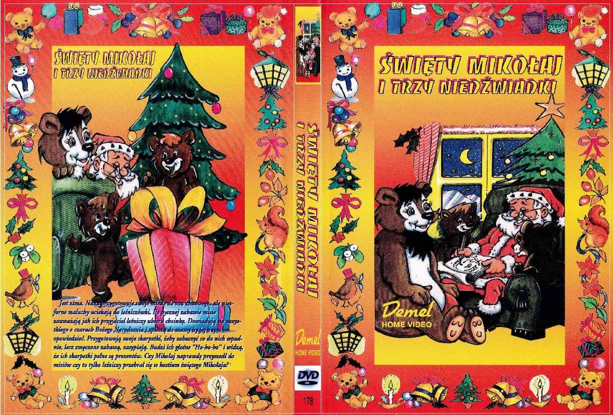 Święty Mikołaj i trzy niedźwiadki - Bajka na DVD Praga-Północ - zdjęcie 1