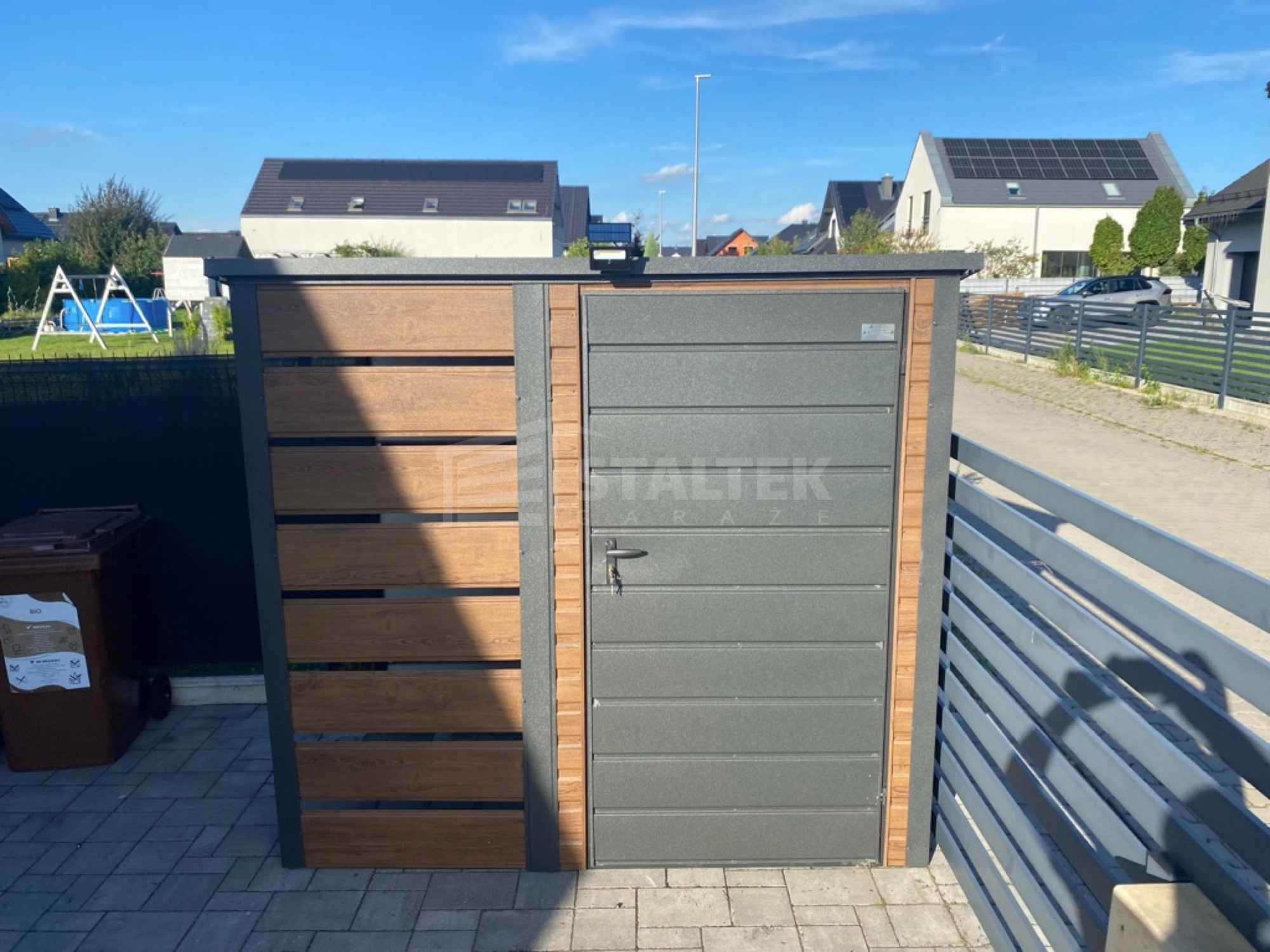 Schowek – domek ogrodowy 1,5×1,5 wiata 1×1,5 drzwi dach  ST236 Czersk - zdjęcie 4