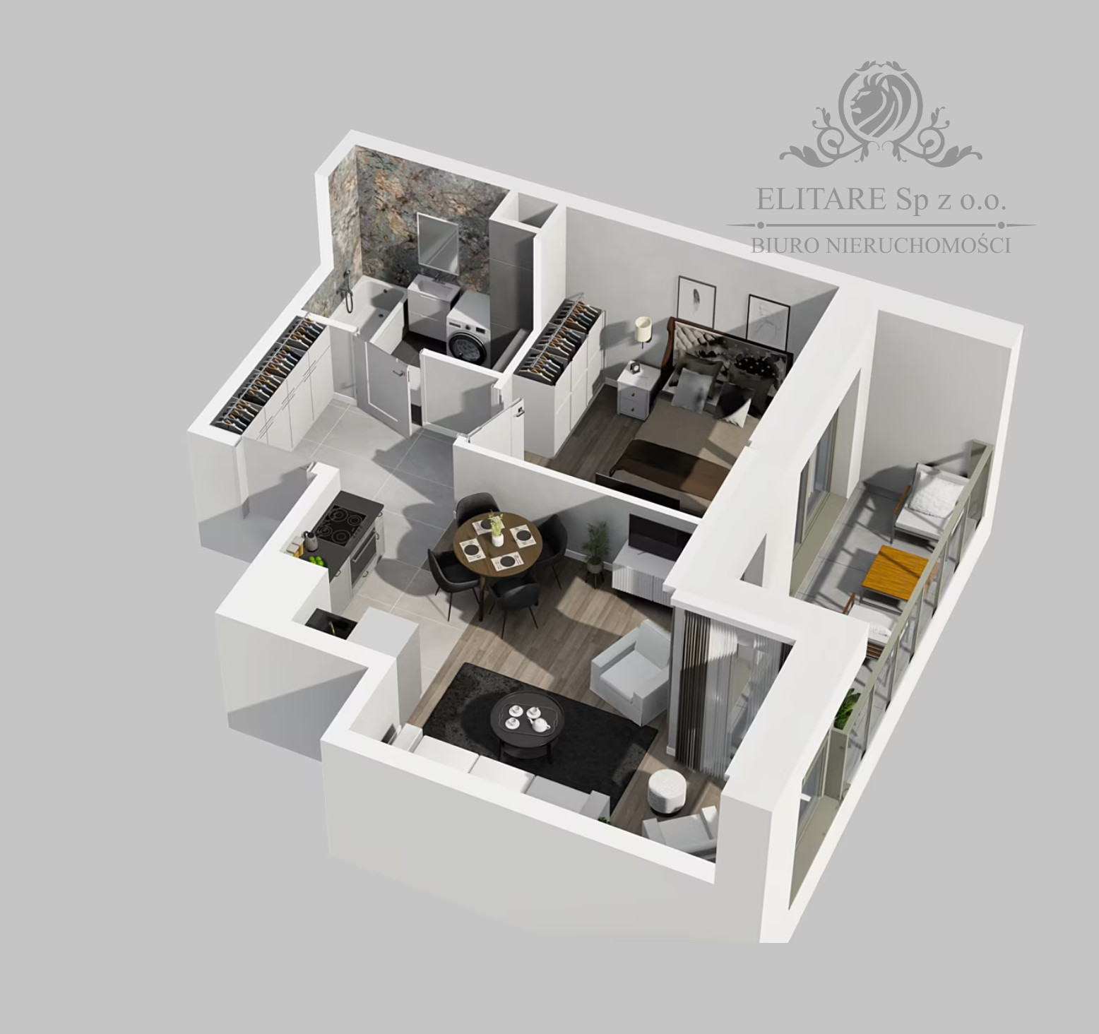 Mieszkanie 40,35m2 2 pokojowe z loggią 6,61m2 na wynajem, dla siebie Wrocław - zdjęcie 7