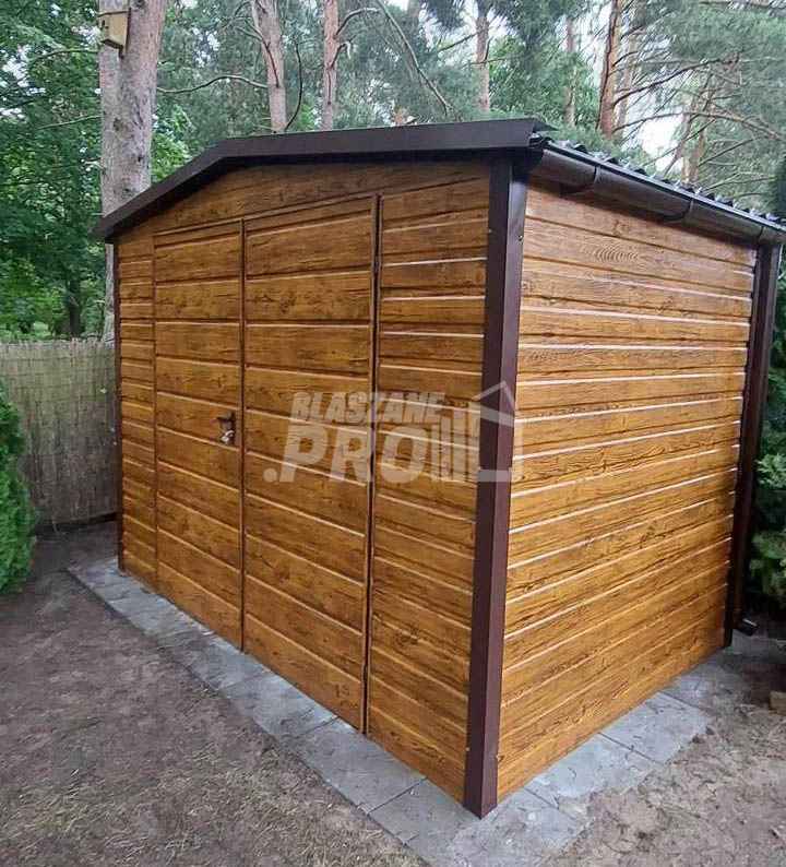 Schowek - domek ogrodowy 3x2m drewnopodobny - rynny  dwuspadowy GP461 Jelenia Góra - zdjęcie 4