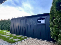 Garaż blaszany 4x6 brama okno drzwi blacha na rąbek rynny TS1188 Cieszyn - zdjęcie 5