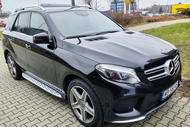 Mercedes GLE 350d 4Matic Linia AMG+SalonPL-1Wł+Serwisowany Bemowo - zdjęcie 4