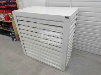 Osłona klimatyzatora – pompy ciepła 120x40x140 cm biały GP708 Hajnówka - zdjęcie 2