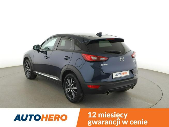 Mazda CX-3 navi kamera skóra head-up grzane fotele tempomat Warszawa - zdjęcie 4