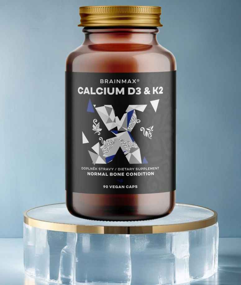 BrainMax Calcium D3 &amp; K2 - Zdrowe kości i stawy Grunwald - zdjęcie 1