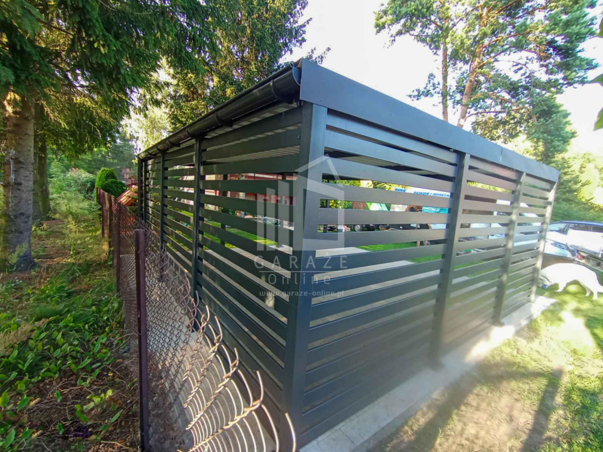 CarPort PREMIUM wiata samochodowa 6x6  dodatkowa zabudowa ID1035 Gniezno - zdjęcie 4