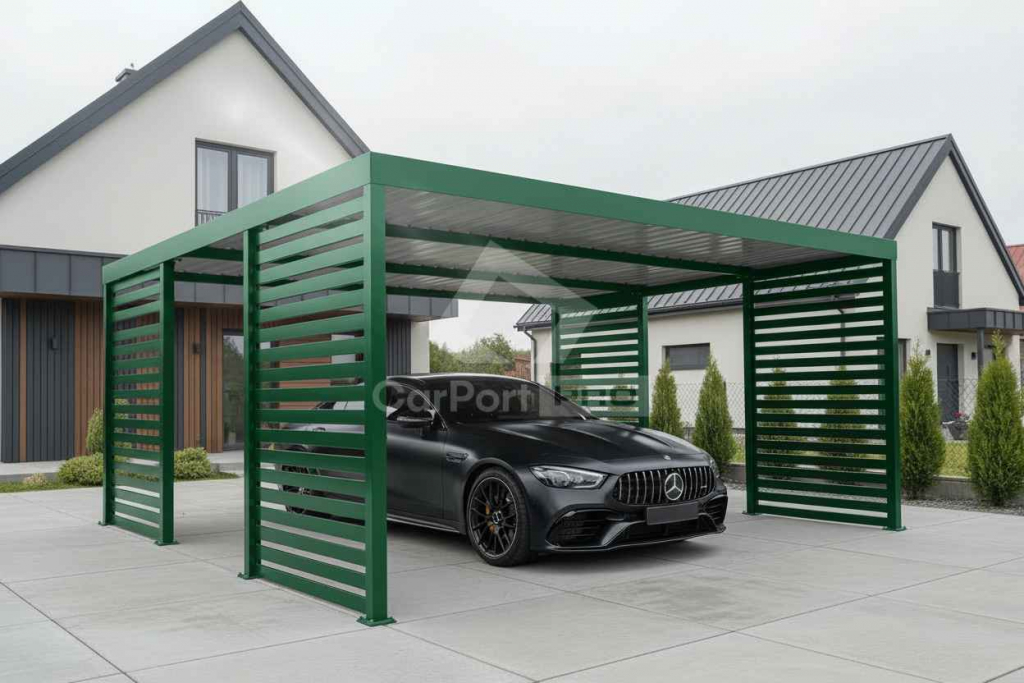 CarPort PREMIUM - wiata samochodowa 5x5 dodatkowa zabudowa CP171 Lidzbark Warmiński - zdjęcie 2