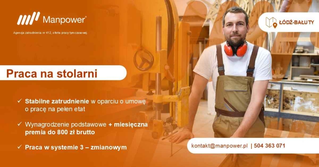 Praca na stolarni Bałuty - zdjęcie 1