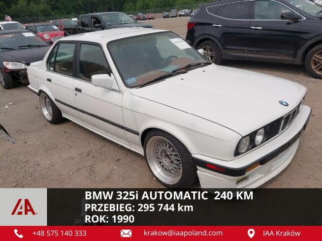 BMW 325i AUTOMATIC 1990 / 3.2L / 240 KM / V6 / Silnik S52 M3 Kraków - zdjęcie 1