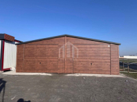 Garaż blaszany 8x6m - 2x brama uchylna - drzwi - rynny SO107 Wieliczka - zdjęcie 4