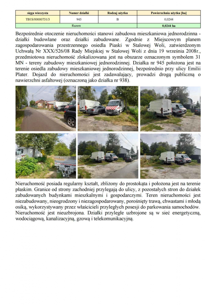 Syndyk sprzeda udziały w grunatach Jastkowice - Stalowa Wola Pisz - zdjęcie 5