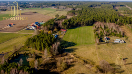 Działka w otoczeniu lasu
