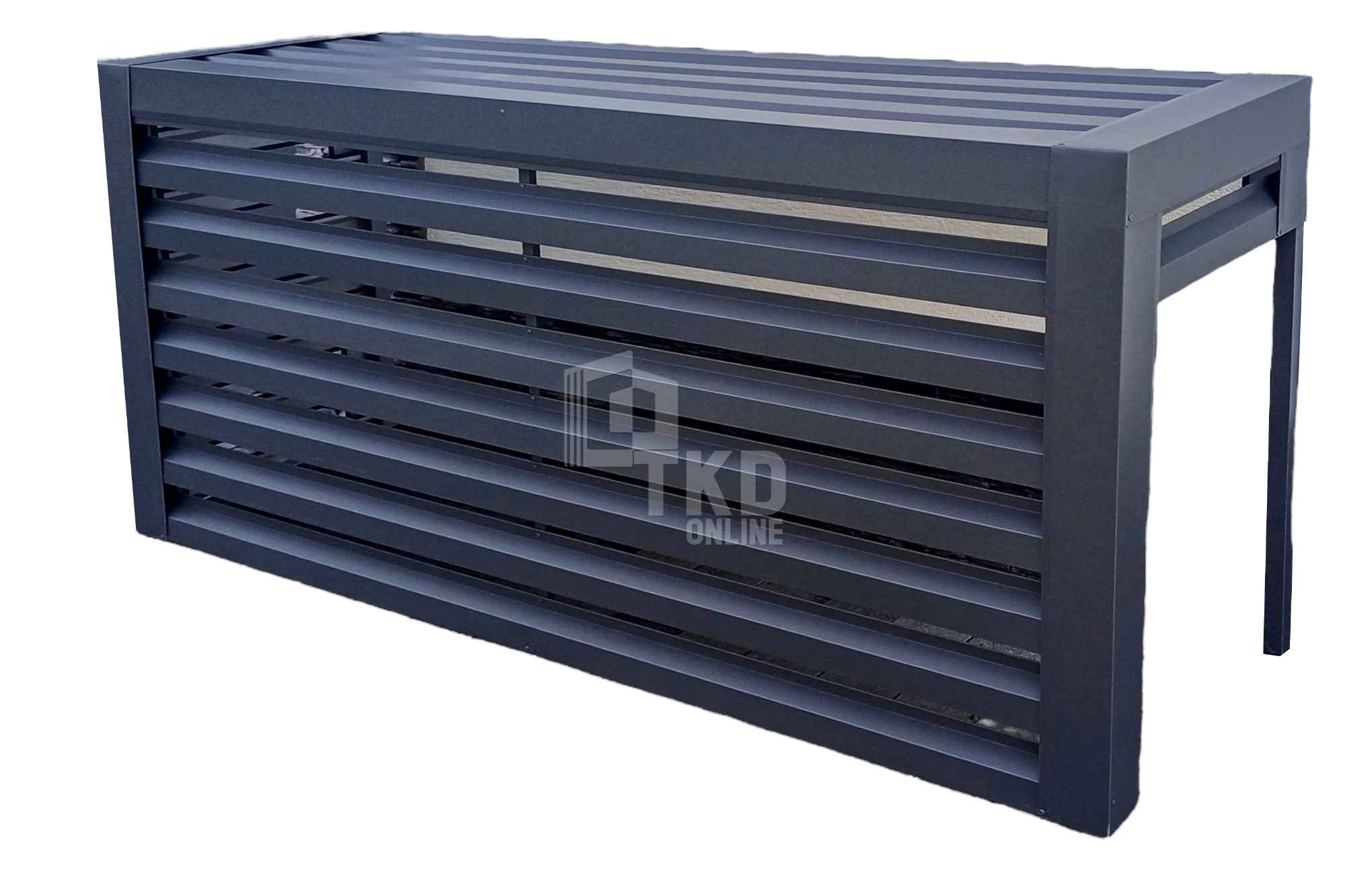 Osłona Klimatyzatora 100x50x60cm Antracyt Zabudowa Klimatyzacji TKD300 Kostrzyn nad Odrą - zdjęcie 1