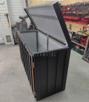 Zabudowa koszy na śmieci wiata obudowa 177x65x110 cm 3x120L TS1221 Kielce - zdjęcie 6