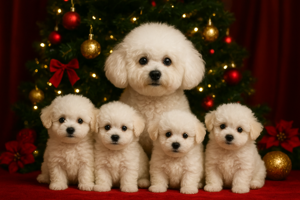 klubowy szczeniak Bichon Frise – z rodowodem, gotowy do nowego domu Rudzica - zdjęcie 2