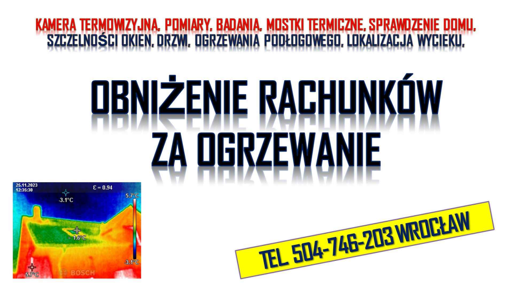 Zmniejszenie kosztów ogrzewania, tel. 504-746-203. Pomiary szczelności Psie Pole - zdjęcie 2