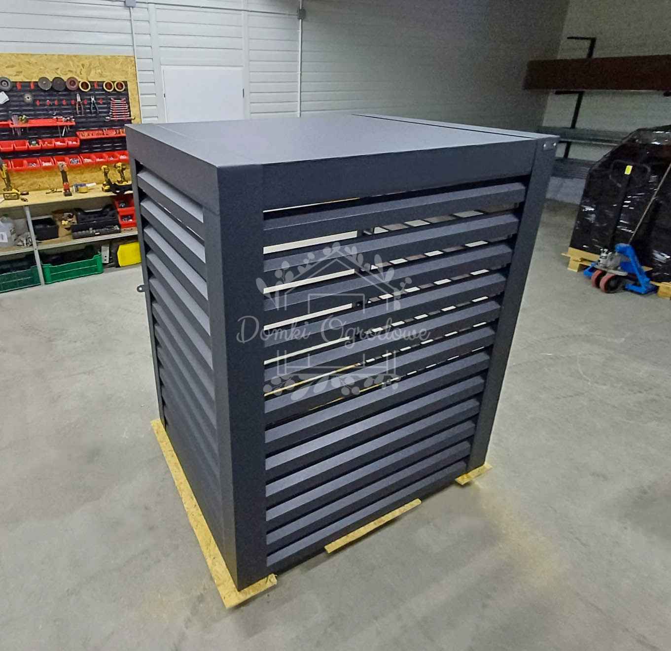 Osłona klimatyzatora – pompy ciepła 100x60x160 cm antracyt ID1146 Rzeszów - zdjęcie 4