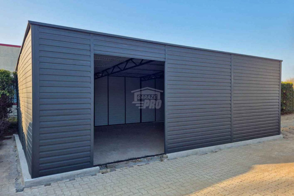 Garaż blaszany - hala magazynowa 9x6m Otwór dach GP571 Sopot - zdjęcie 9