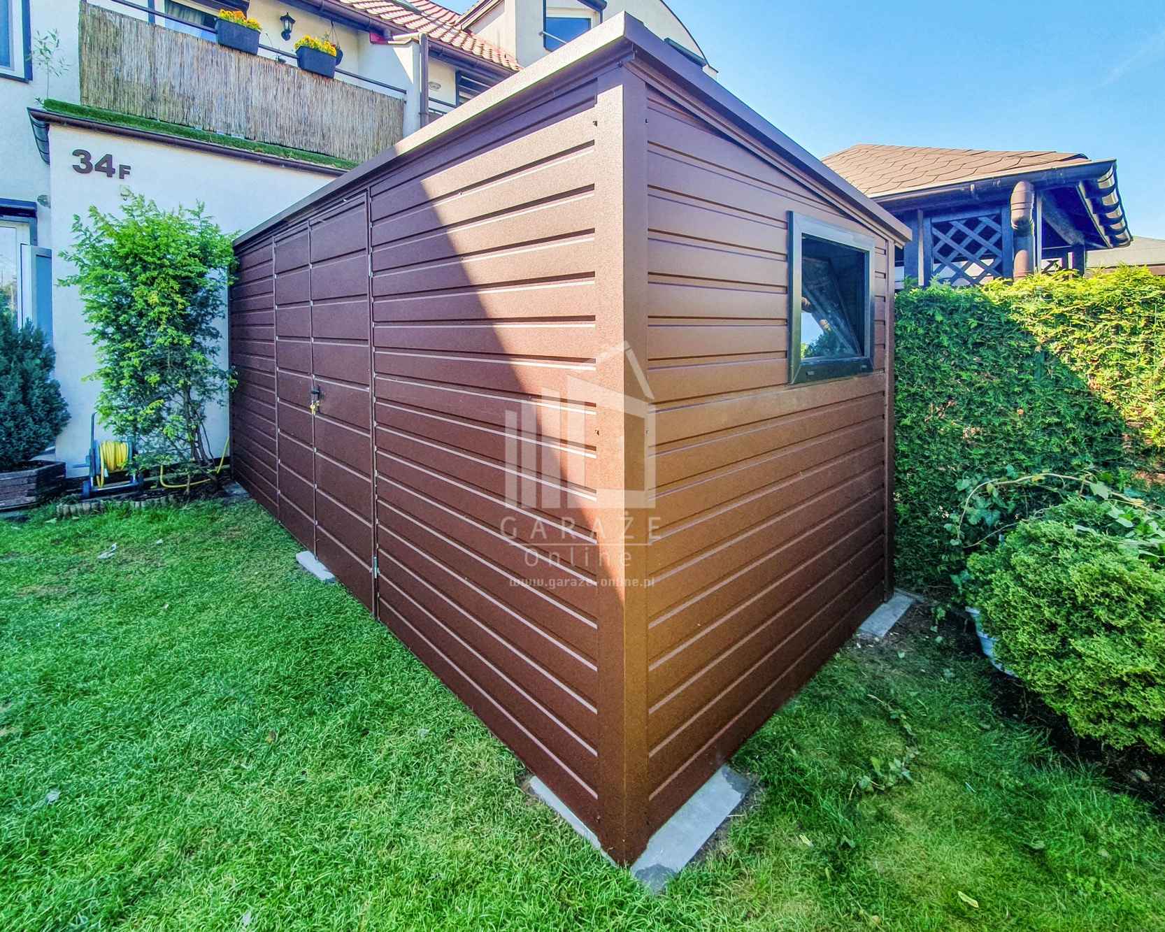 Schowek - Domek Ogrodowy 5,5x2m - Brama Dwuskrzydłowa - Okno  ID651 Chojnice - zdjęcie 3